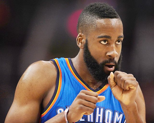 Small Haircut of James Harden with clean sides