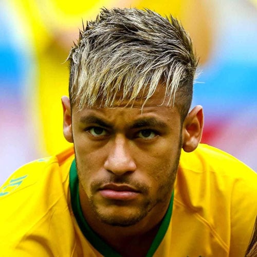 Blonde Hairstyle of Neymar